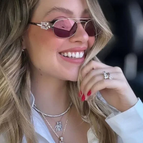NEW MU54ZS ZVN50D MIU MIU WOMEN SUNGLASSES MU 54ZS ZVN50D GOLD SMU 54Z MIU MIU Miu Miu NEW MIU MIU SMU 54Z ZVN50D WOMEN SUNGLASSES MU54ZS  main image 3